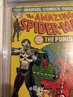 CGC Graded 8.5 Amazing Spider-Man #129 1st Punisher Marvel Comics(1974) HUGE KEY