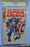 CGC SS 8.5 Captain America #109 (Silver Age Comic 1/69) Signed by Stan Lee