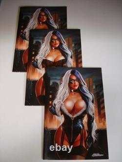 CON ARTIST #4 BLACK CAT FERNANDO ROCHA Regular, Lingerie & No Top COVER LTD 50