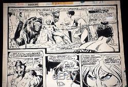 CONAN #62 pg 22 John Buscema Original Marvel Bronze Age Comic Art Page 1976