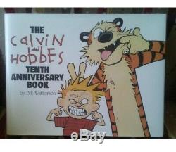 Calvin & Hobbes Tenth Anniversary book hardcover signed by Bill Watterson PSA