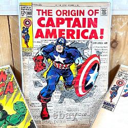Captain America #109 VG-FN The Origin 1968 Vintage Silver Age Marvel Comic Book