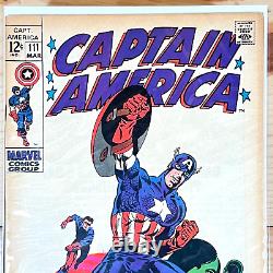 Captain America #111 VG-FN- 1969 Jim Steranko Hydra Silver Age Marvel Comic Book