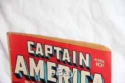 Captain America #2 April 1941 Golden Age Comic Book