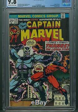 Captain Marvel 33 CGC 9.8 Origin Thanos Avengers 1st Infinity War Gauntlet 2 4 6