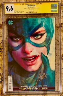 Catwoman #13 Artgerm Variant CGC SS 9.6 signed by Stanley ARTGERM Lau NM 2019 DC