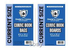 Comic Book BAGS & BOARDS (Current/Regular) Dealer's Choice Archival Supplies