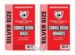 Comic Book BAGS & BOARDS (Silver Size) Dealer's Choice Archival Supplies