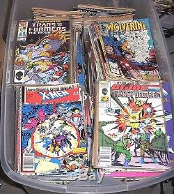 Comic Book Collection from late 80's 650 comics