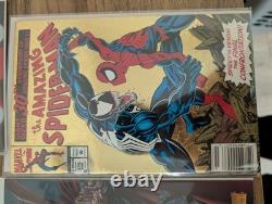 Comic book collection featuring graded wolverine special edition spiderman etc