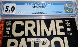 Crime Patrol #15 1st Appearance of Crypt Keeper and Crypt of Terror CGC 5.0 KEY