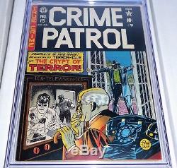 Crime Patrol #15 1st Appearance of Crypt Keeper and Crypt of Terror CGC 5.0 KEY