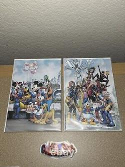 D23 Expo What If Donald Duck Became Wolverine Exclusive Comic Variant Set Of 2