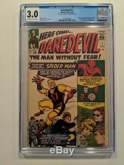 DAREDEVIL #1 (April 1964, Marvel) CGC 3.0 OFF WHITE TO WHITE Pages