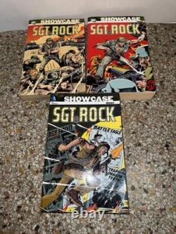 DC COMICS SHOWCASE PRESENTS Sgt. Rock VOLUME 2-4 TPB Lot FIRST PRINTING