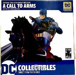 DC Collectibles Batman Dark Knight Returns Call To Arms Mini Battle Statue