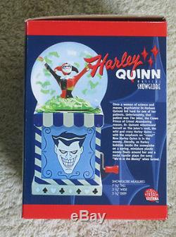 DC Comic HARLEY QUINN SNOWGLOBE STATUE Robin JOKER BATMAN Maquette Figurine Bust