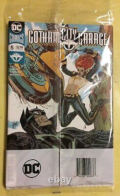 DC Comics 4 Pack Comic Book Bundle Aquaman #1 & Gotham City Garage #5 Showing