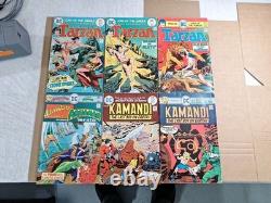 DC Comics Mark Jewelers Tarzan Aquaman Kamandi Bronze Age Lot Of 6 Jack Kirby