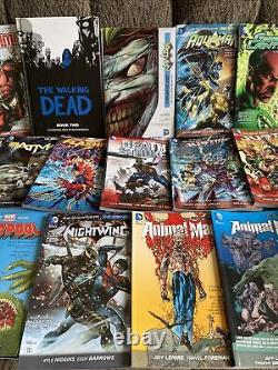 DC Comics/Marvel hardcover book lot (28 Total)