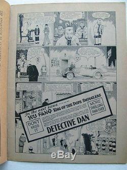 DETECTIVE DAN #1 PLATINUM AGE Extremely Rare 1st Newsstand Comic Book KEY