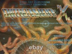DIMENSION X, (1992) Comic Book Poster Advertisement Signed by Barry Kraus