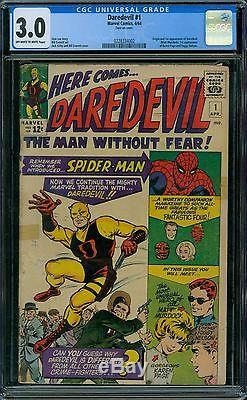 Daredevil 1 CGC 3.0 OWithW Pages