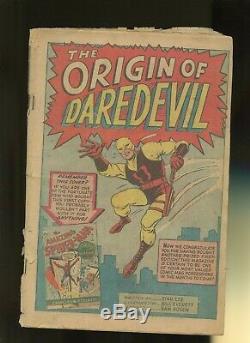Daredevil 1 (Coverless) ^1 Book Lot^ Daredevil(Matt Murdock) 1st Appearance, 1964