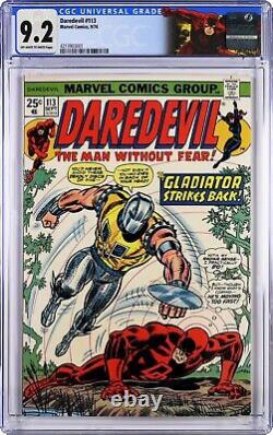 Daredevil #113 CGC GRADED 9.2 1st Appearance Death Stalker 1974