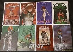 Dawn Return of the Goddess #1-4 with Limited Variants Signed by Linsner Lot of 8