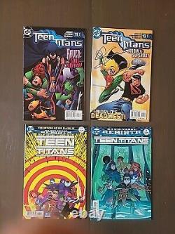 Dc Comics Huge Teen Titans Comic Book Lot