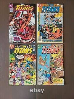 Dc Comics Huge Teen Titans Comic Book Lot