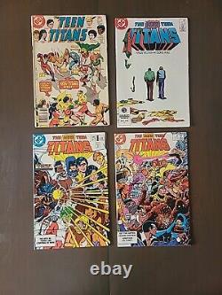 Dc Comics Huge Teen Titans Comic Book Lot