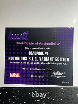 Deadpool (2022) #1 Ken Lashley Exclusive Notorious B. I. G. Hustl Variant
