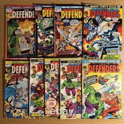 Defenders 1 2 4 5 6 7 8 9 13 LOT Marvel 1972 Keys Hulk Dr. Strange Namor