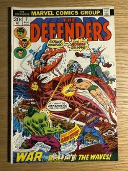 Defenders 1 2 4 5 6 7 8 9 13 LOT Marvel 1972 Keys Hulk Dr. Strange Namor