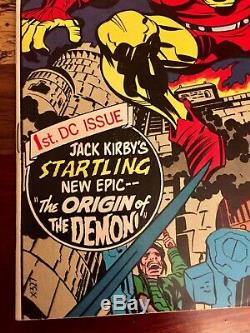 Demon # 1 VF/NM White (DC, 1972) 1st appearance of the Demon solid book