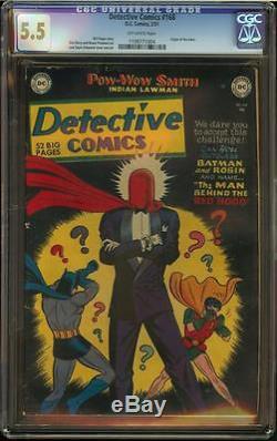 Detective Comics #168 CGC 5.5 OW Pages