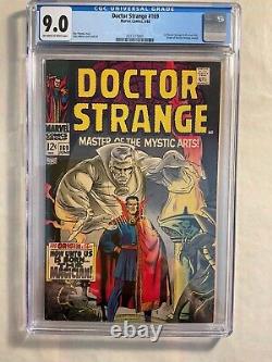 Doctor Strange #169 CGC 9.0 First Issue In Series Origin Retold Marvel 1968