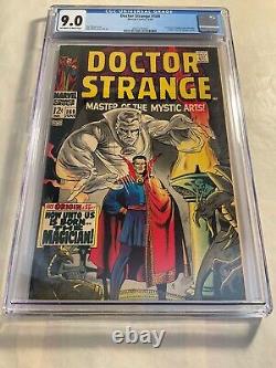 Doctor Strange #169 CGC 9.0 First Issue In Series Origin Retold Marvel 1968