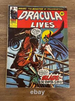 Dracula Lives # 21 Marvel Comics Magazine UK Version Blade Tomb Dracula 10 J945
