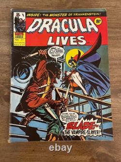 Dracula Lives # 21 Marvel Comics Magazine UK Version Blade Tomb Dracula 10 J945