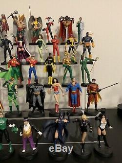 Eaglemoss DC superhero Collection Lot Of 33 Metal Figures. Books Included