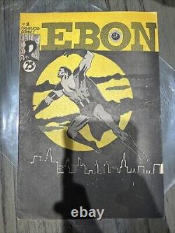 Ebon #1 Comic Book 1970 San Francisco (first Black Superhero) No Creases