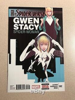 Edge Of Spider-verse # 2 Gwen Stacy Spider-woman 1st Print