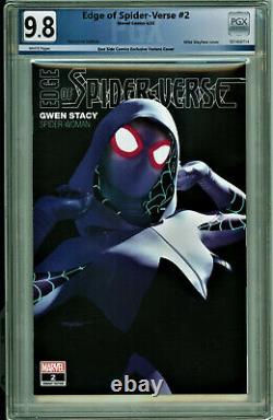 Edge Of Spider-verse #2 Mayhew Exclusive Variant Pgx 9.8! Not Cgc