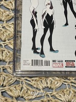Edge of Spider-Verse #2 CGC 9.8 3rd Printing Design Variant 1st Spider-Gwen