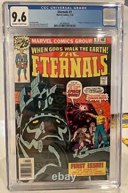 Eternals 1 CGC 9.6 1976 1st Appearance Eternals Off White/White Pages Kirby