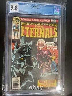 Eternals #1 CGC 9.8 White Pages- First App. The Eternals! 1976 MCU Rare! Movies