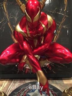 Extremely Rare Custom Iron Spiderman 14 Scale KIT Not XM Studios /Sideshow